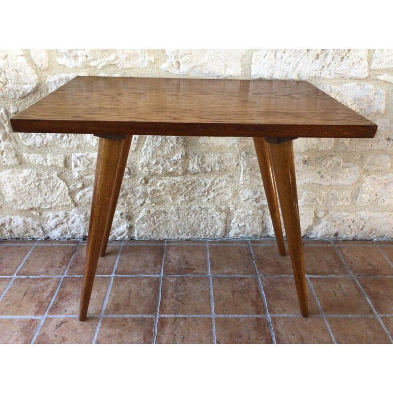 Vintage table with  compass legs 1950s
