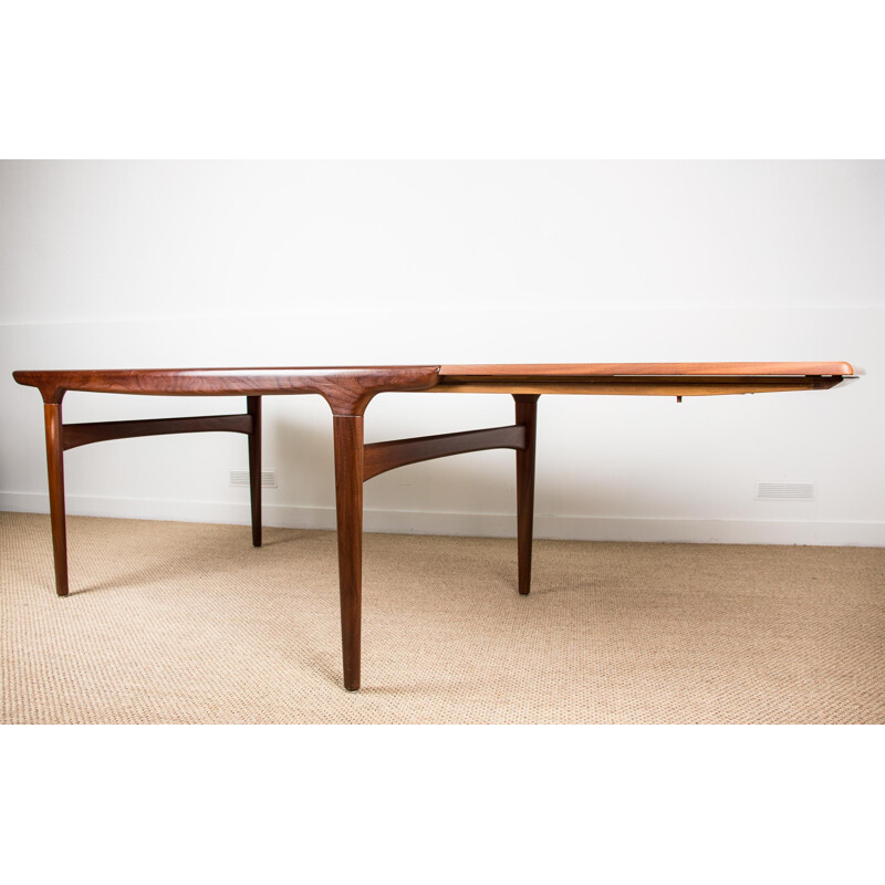 Vintage Teak Dining Table by Johannes Andersen Danish 1960