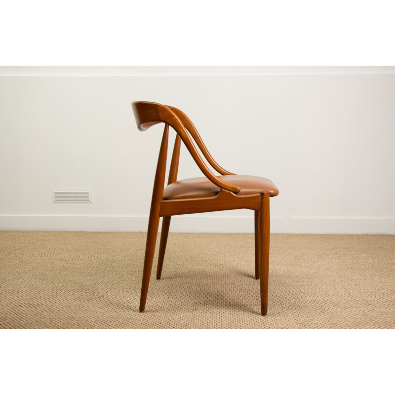 Série de 4 chaises vintage en Teck par Johannes Andersen Danoises 1965