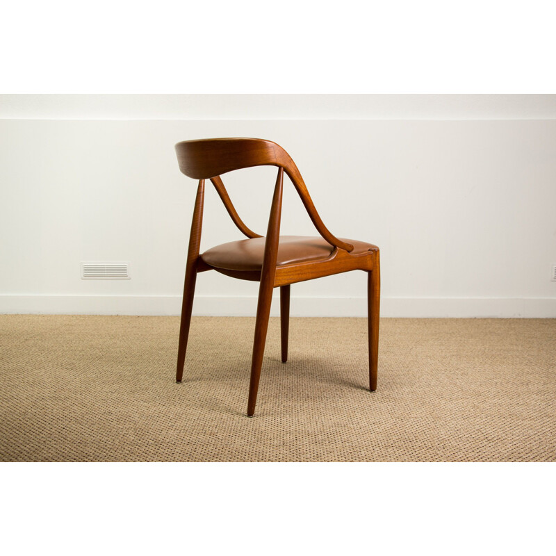 Série de 4 chaises vintage en Teck par Johannes Andersen Danoises 1965
