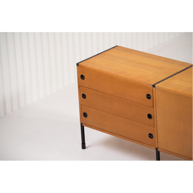 Large vintage Sideboard Designed By Pierre Guariche 1960