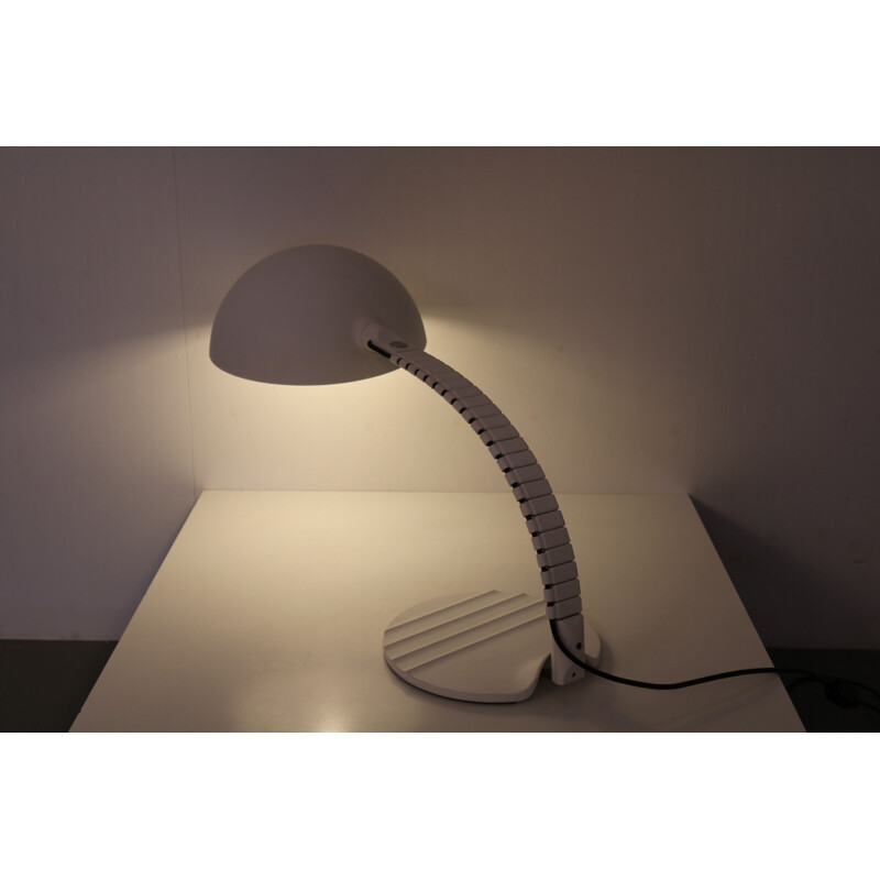 Vintage Snake table lamp by Elio Martinelli for Martinelli, Italy 1970s