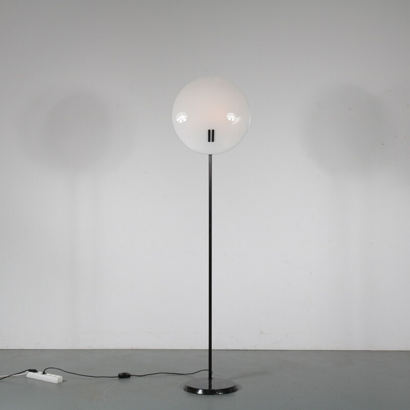 Lampadaire vintage de Bruno Gecchelin pour Oluce, Italie 1980