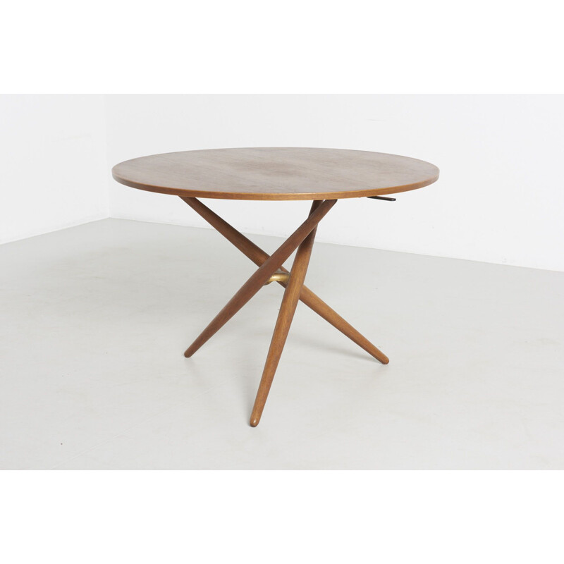 Vintage Adjustable Table eS.Tä.Tisch by Jürg Bally Wohnhilfe, Switzerland 1950s
