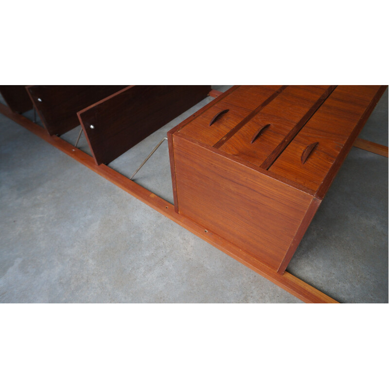 Vintage teak Poul Cadovius royal system drawers