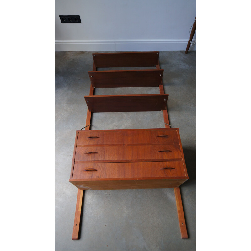 Vintage teak Poul Cadovius royal system drawers