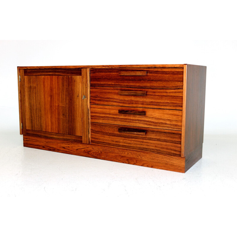 Vintage rosewood chest of drawers, Domi Monté Nils Jönsson for Troeds Sweden, 1960