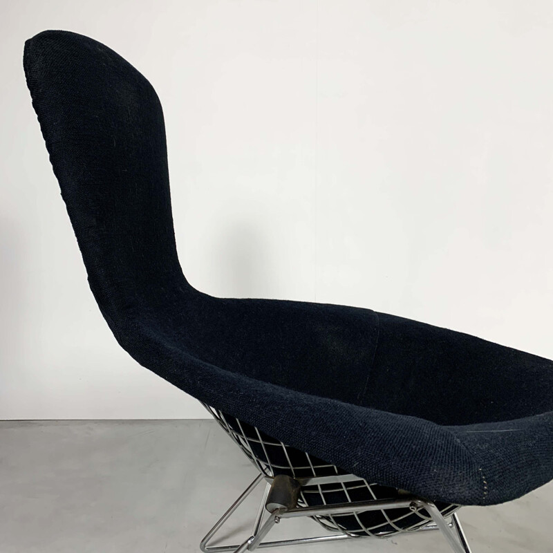 Vintage Bird Lounge Chair plus Ottoman by Harry Bertoia for Knoll, 1960s