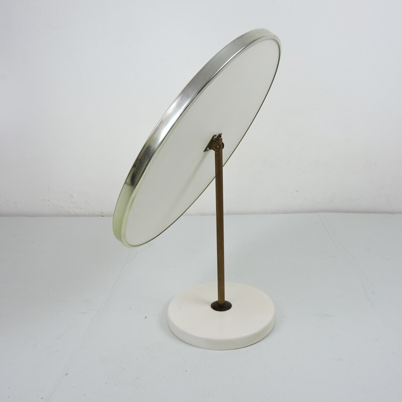 Vintage Round Vanity Mirror by Schreiber, 1970s