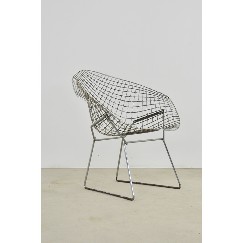 Fauteuils vintage en diamant par Harry Bertoia pour Knoll 1970