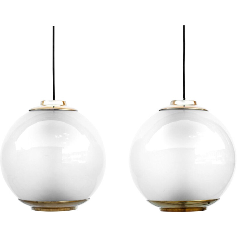 Vintage ball lamps by Luigi Caccia Dominioni for Azucena, 1954