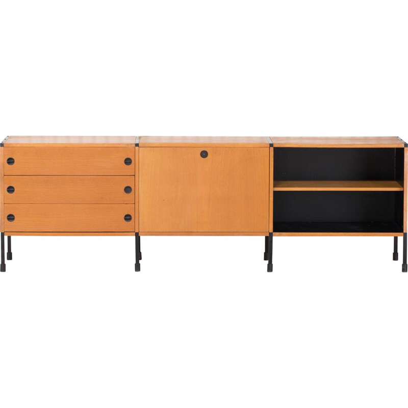 Grand buffet vintage dessiné par Pierre Guariche 1960