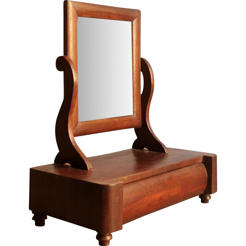 Vintage Dressing table in rosewood with drawer 1930s