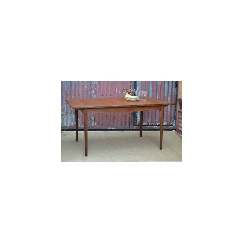 G-Plan dining table with two extension leaves in teak, Ib KOFOD-LARSEN - 1960s