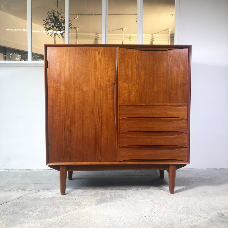 Vintage teak bar furniture by Arne Vodder, 1960