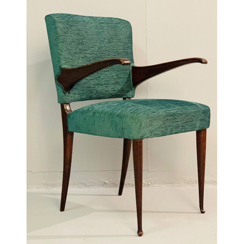 Pair Of Vintage Armchairs Vittorio Dassi 1950