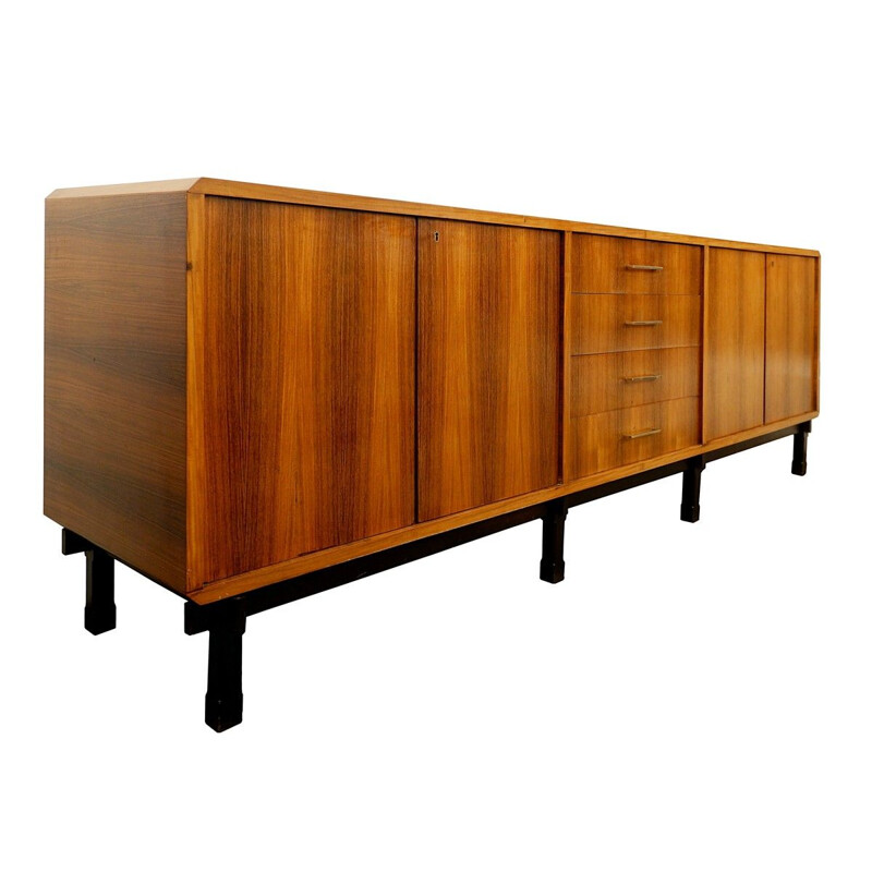 Vintage Gianfranco Frattini walnut sideboard