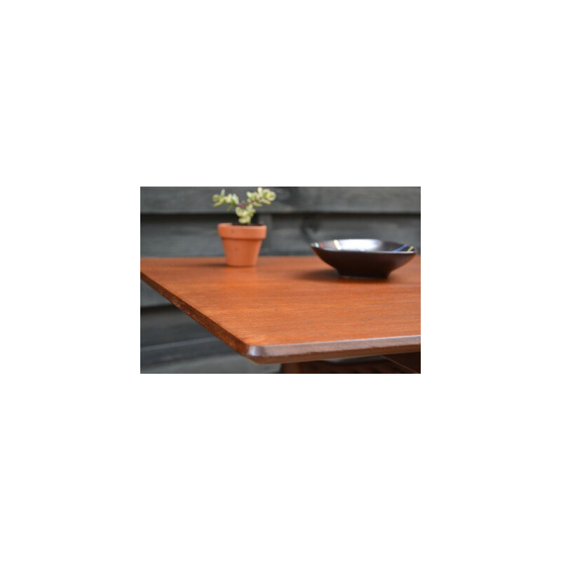 Coffee table in teak and rosewood, Ib KOFOD-LARSEN - 1960s