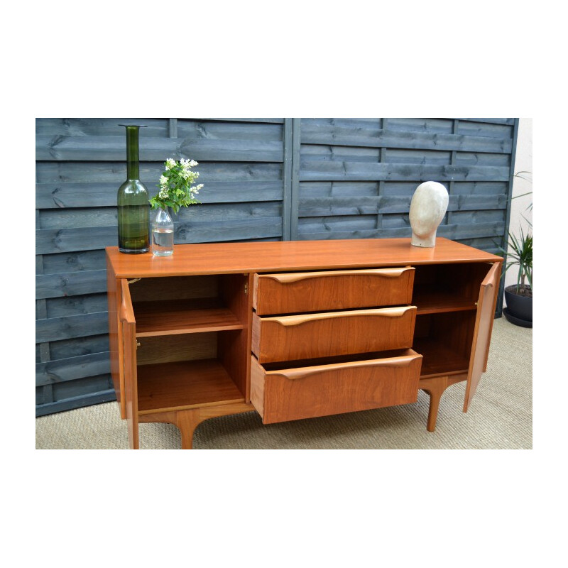 Mid-century 3 drawers sideboard in teak - 1960s