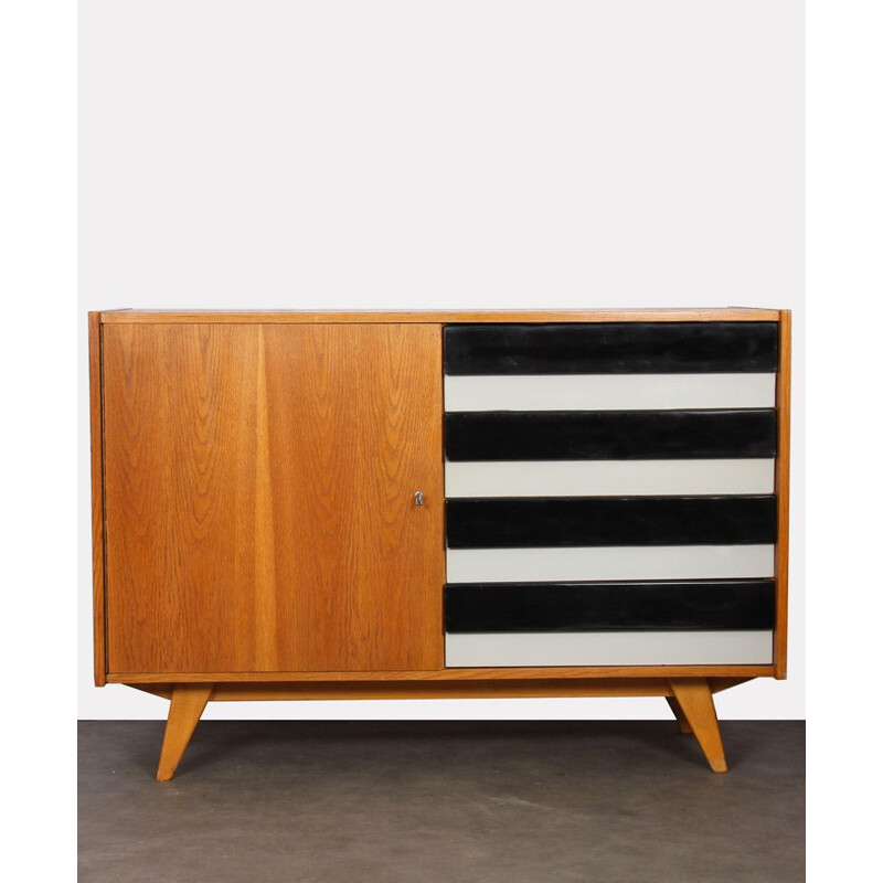 Vintage drawer cabinet by Jiri Jiroutek, model U-458, 1960
