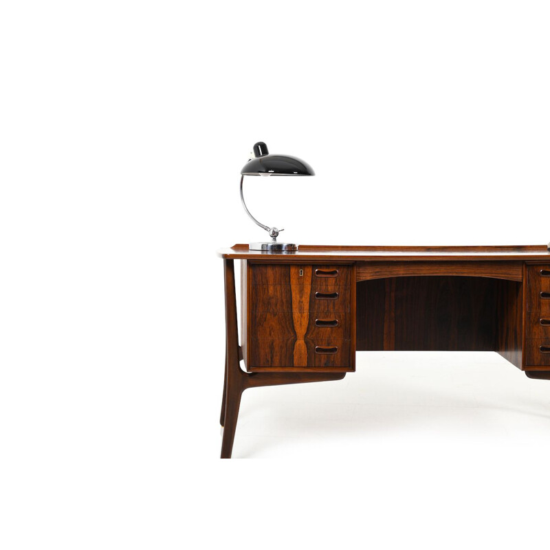 Early Mid Century Danish rosewood Desk by Svend Aage Madsen for H.P.Hansen