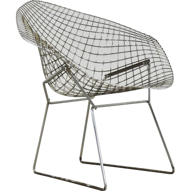 Vintage Diamond Chairs by Harry Bertoia for Knoll, 1970s