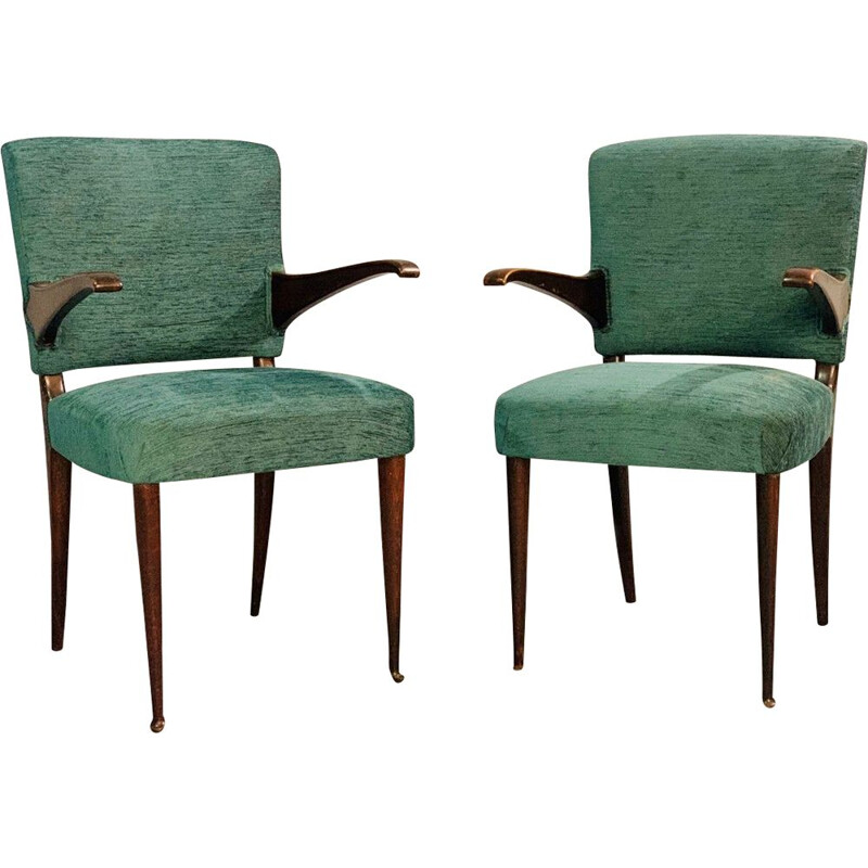Paar oude fauteuils Vittorio Dassi 1950
