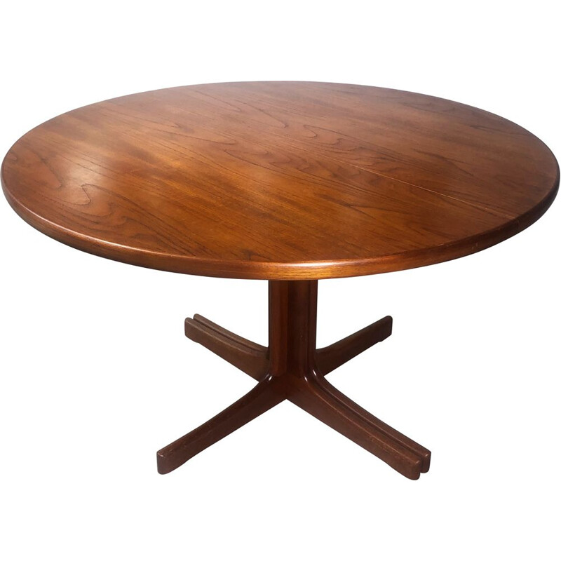 Table à repas vintage en teck par Karl-Eric Ekselius, 1960