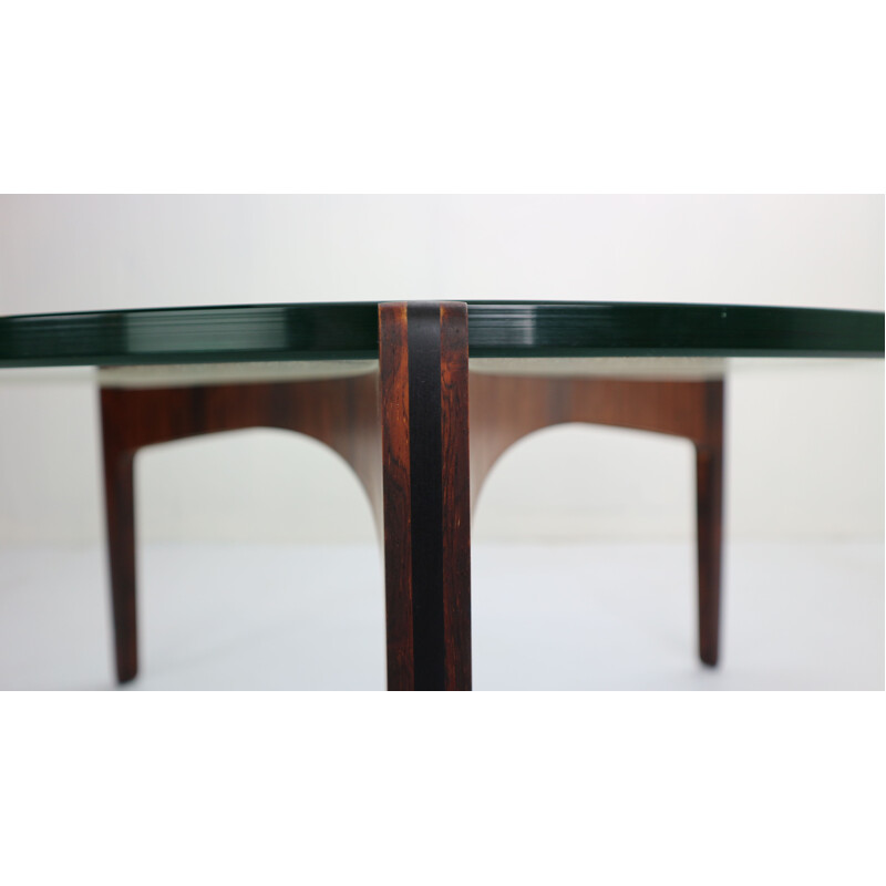 Vintage Rosewood Coffee Table by Sven Ellekaer for Christian Linneberg, Denmark 1960