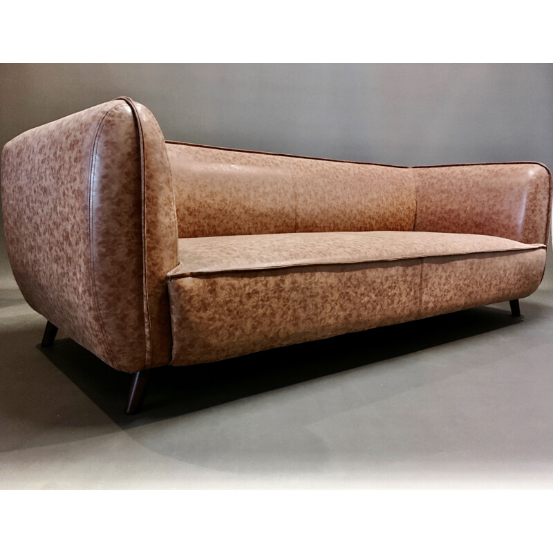 Vintage 4-seater Scandinavian sofa