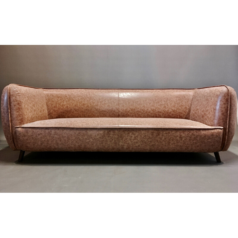 Vintage 4-seater Scandinavian sofa