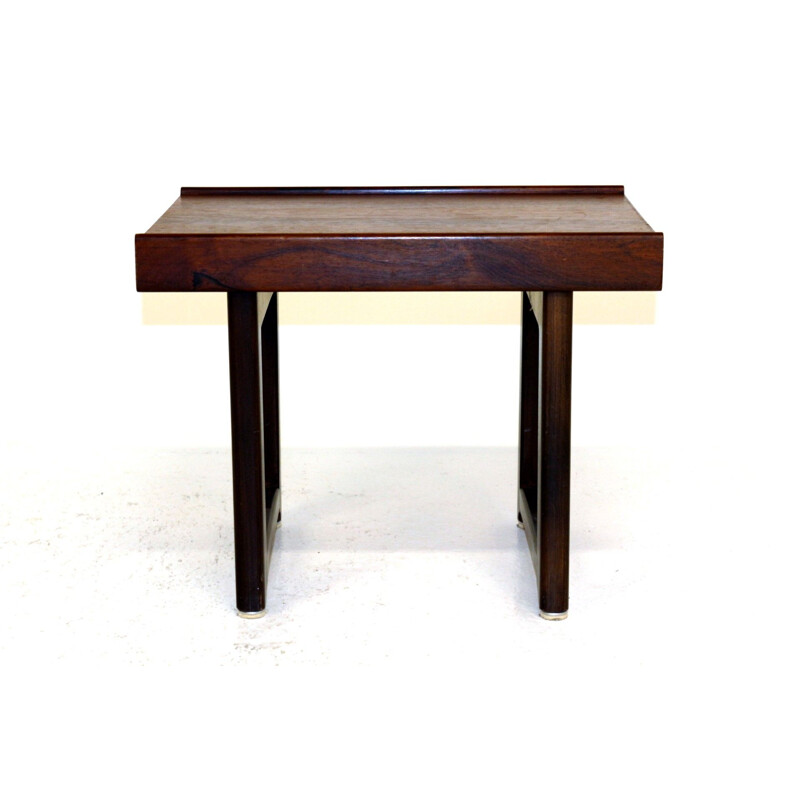 Vintage side table in rosewood by Torbjörn Afdal for the Norwegian manufacturer bRuksbo 1960