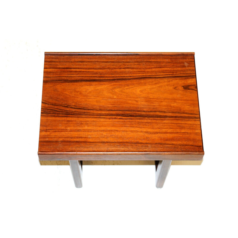 Vintage side table in rosewood by Torbjörn Afdal for the Norwegian manufacturer bRuksbo 1960