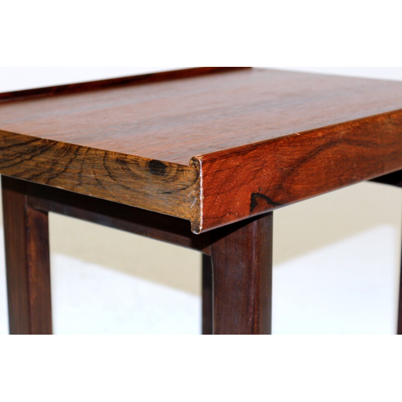 Vintage side table in rosewood by Torbjörn Afdal for the Norwegian manufacturer bRuksbo 1960