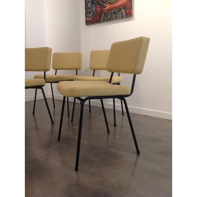 4 vintage chairs, André Simard - 1960s
