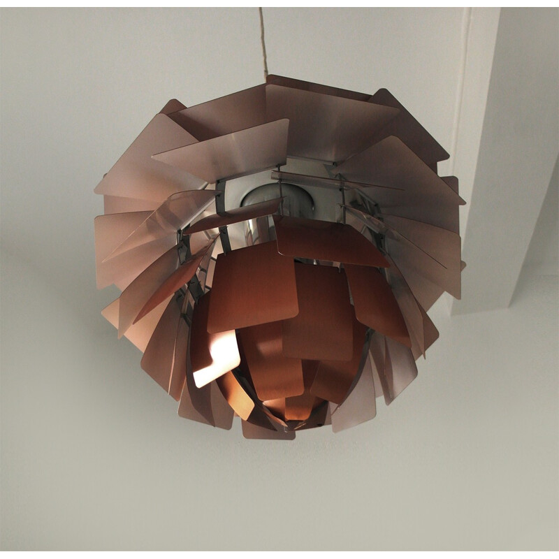 "Artichoke" metal Louis Poulsen hanging lamp, Poul HENNINGSEN - 1957 (LAISSER SOUMIS)