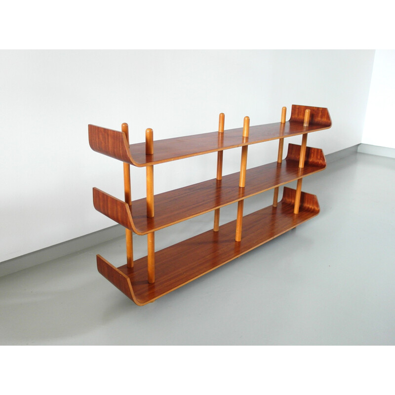 Plywood Gouda den Boer shelving unit, Wilhelm LUTJENS - 1953