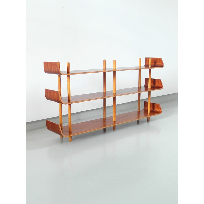 Plywood Gouda den Boer shelving unit, Wilhelm LUTJENS - 1953