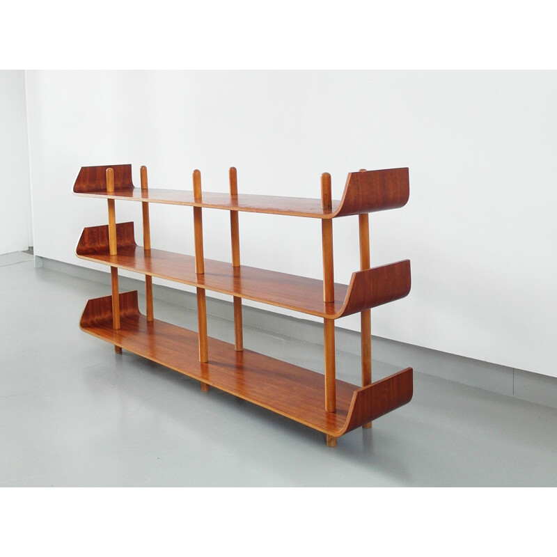 Plywood Gouda den Boer shelving unit, Wilhelm LUTJENS - 1953