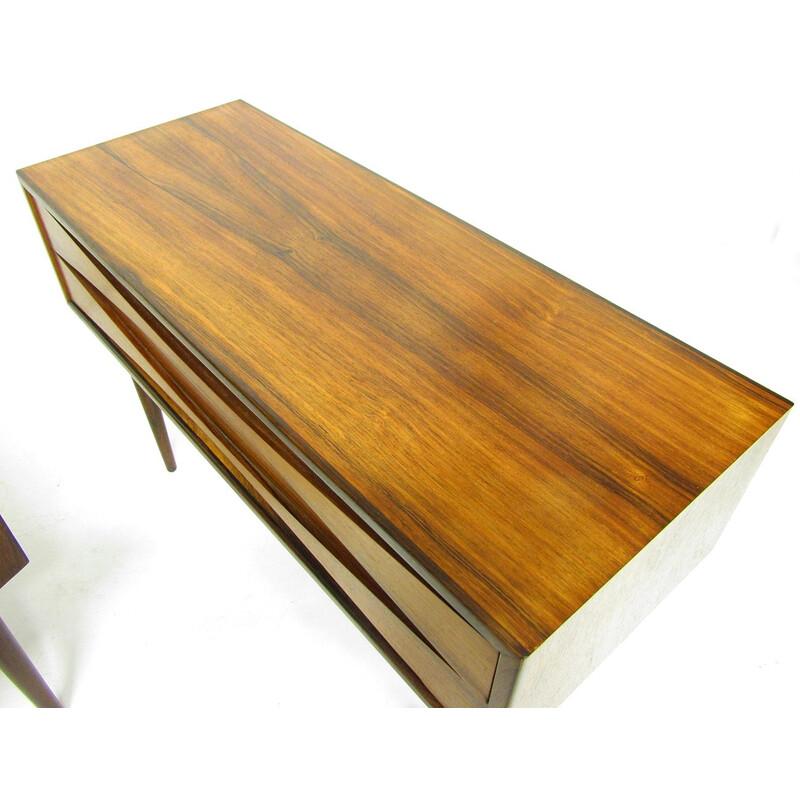 Pair Of vintage Rosewood Side Table Nightstands By Niels Clausen Danish 1960s