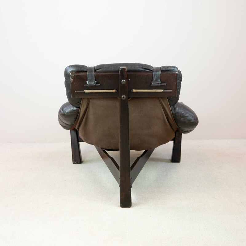 Pair of vintage tripod armchairs by Gerard van den Berg for Montis, 1970
