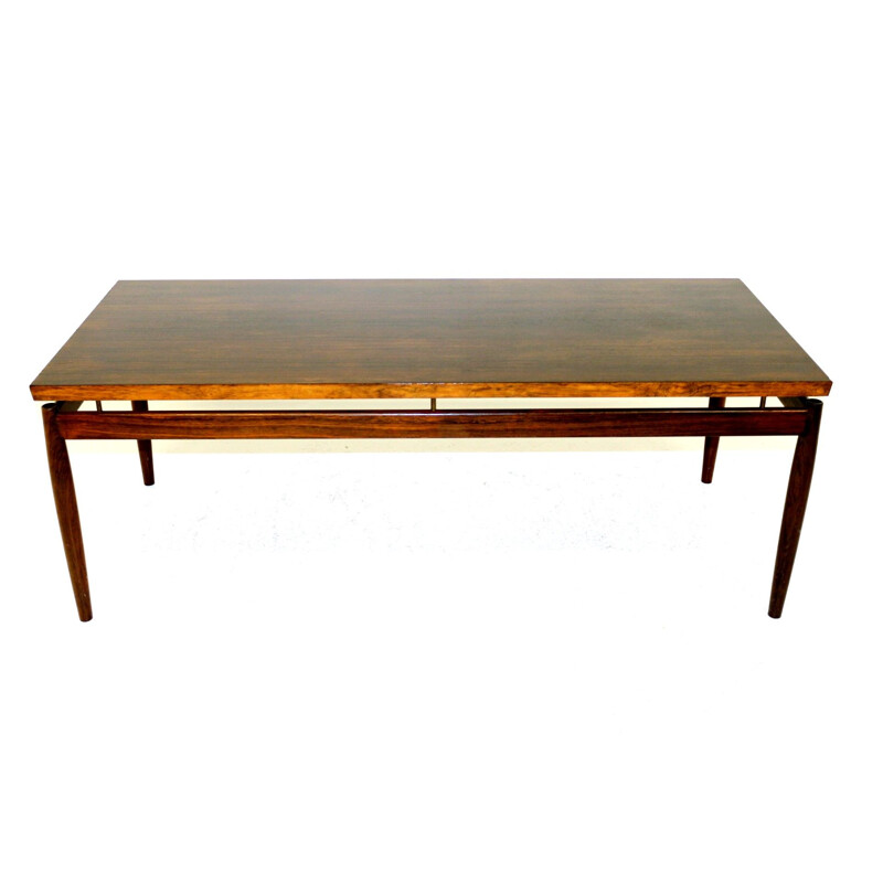 Vintage rosewood coffee table by Grete Jalk for France & Søn, 1960