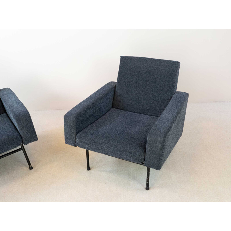 Pair of vintage G10 armchairs by Pierre Guariche poue Airborne, 1960