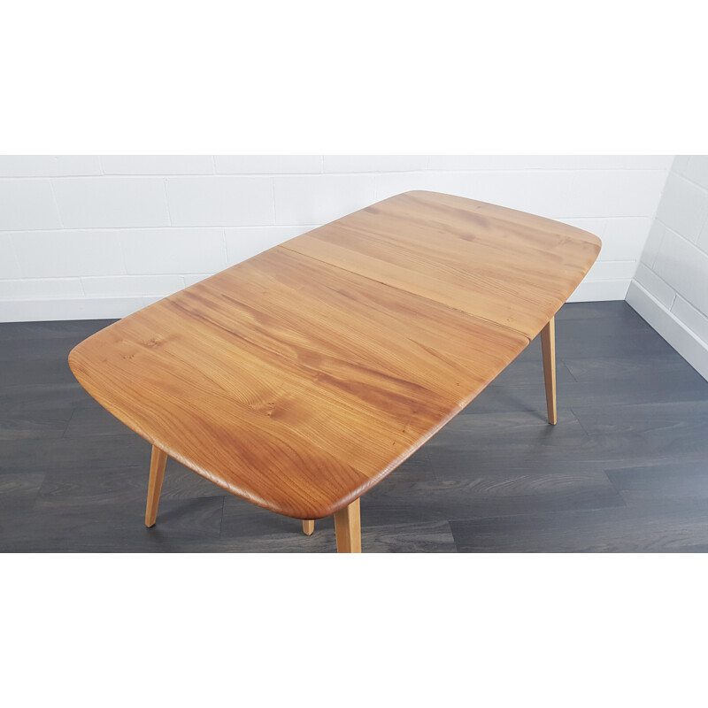 Table à manger Vintage Ercol Grand extension 1960