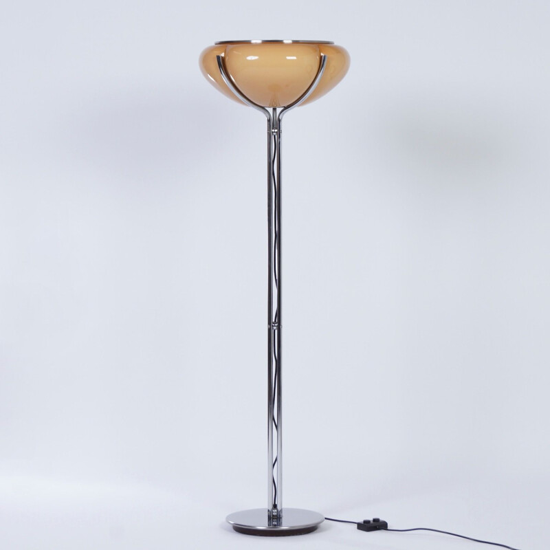 Vintage Floor Lamp Harvey Guzzini Quadrifoglio, 1970s