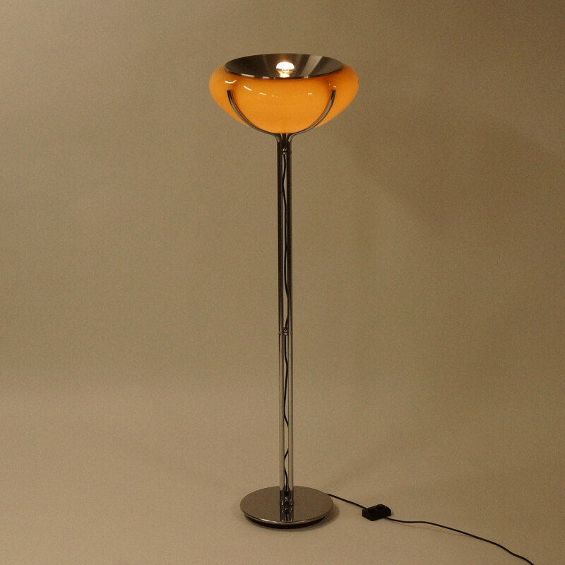 Lampe vintage de parquet Harvey Guzzini Quadrifoglio, 1970