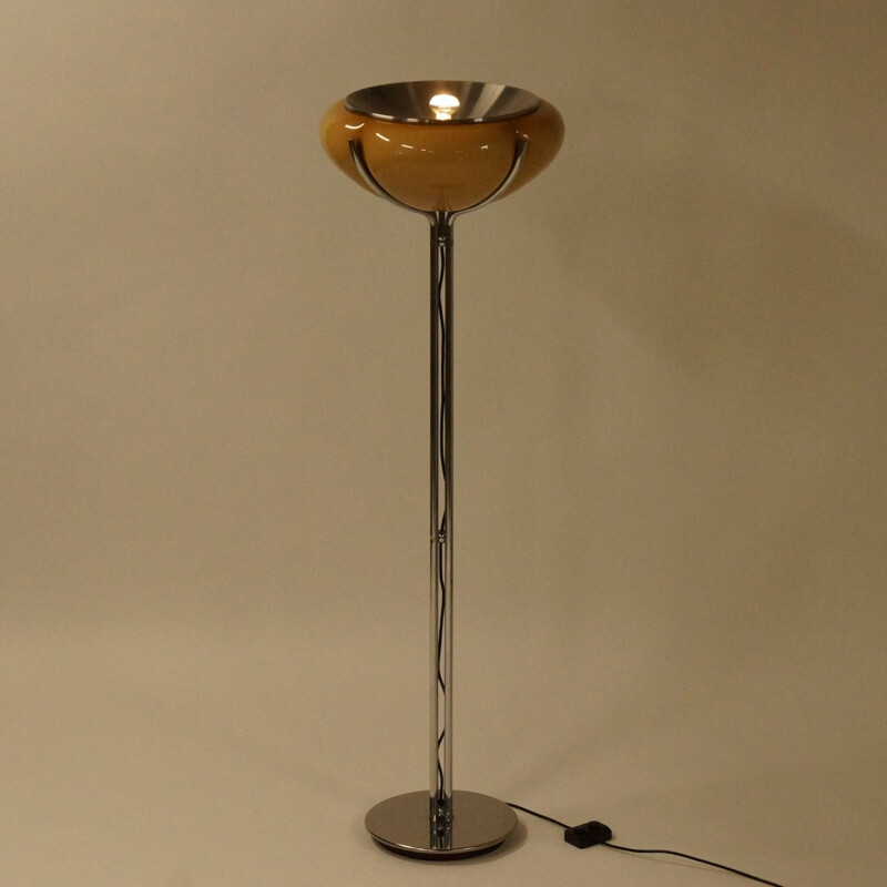 Vintage Floor Lamp Harvey Guzzini Quadrifoglio, 1970s