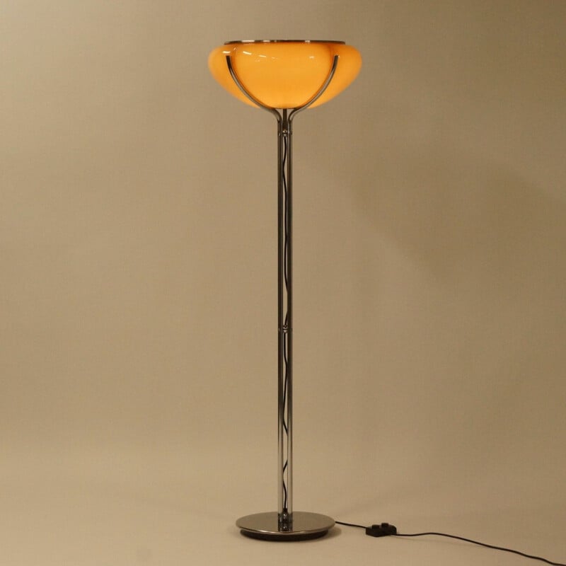 Vintage Floor Lamp Harvey Guzzini Quadrifoglio, 1970s