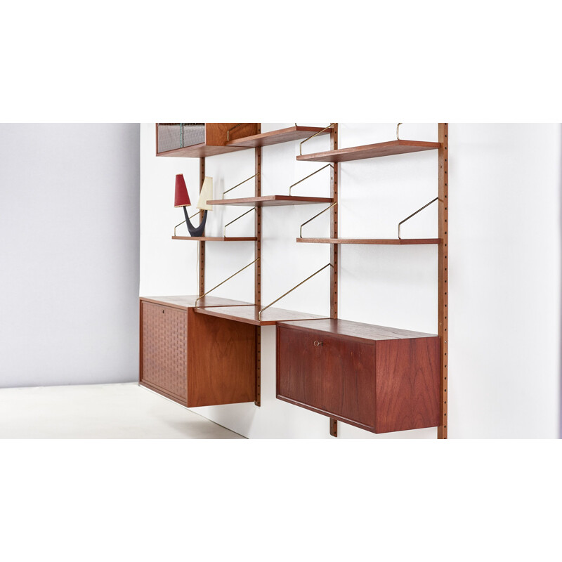 Vintage wall unit Poul Cadovius for Cado