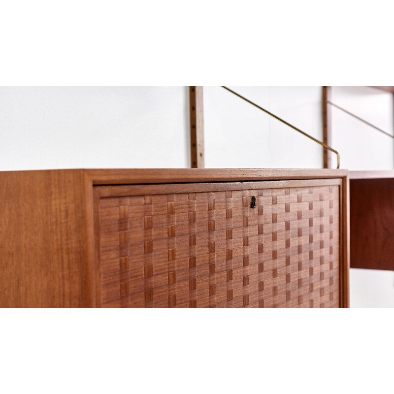 Vintage wall unit Poul Cadovius for Cado